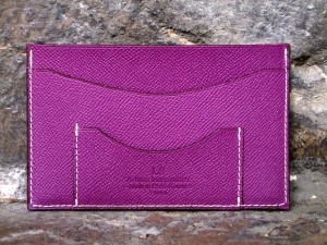 Porte papier carte made in france lyon cuir couleur croix rousse